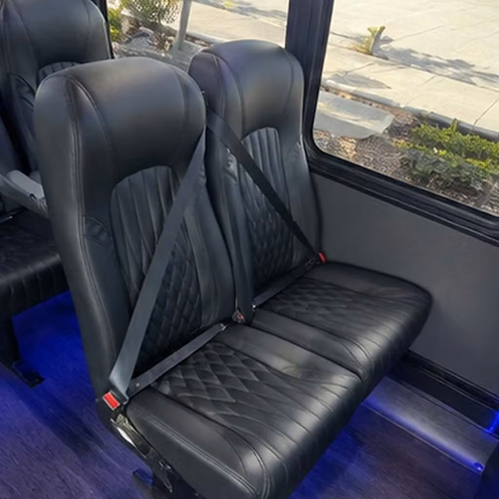 25 passenger minibus inside