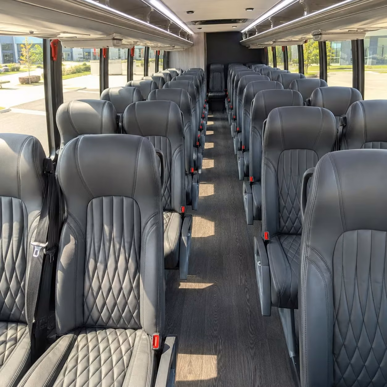 28 passenger minibus interior
