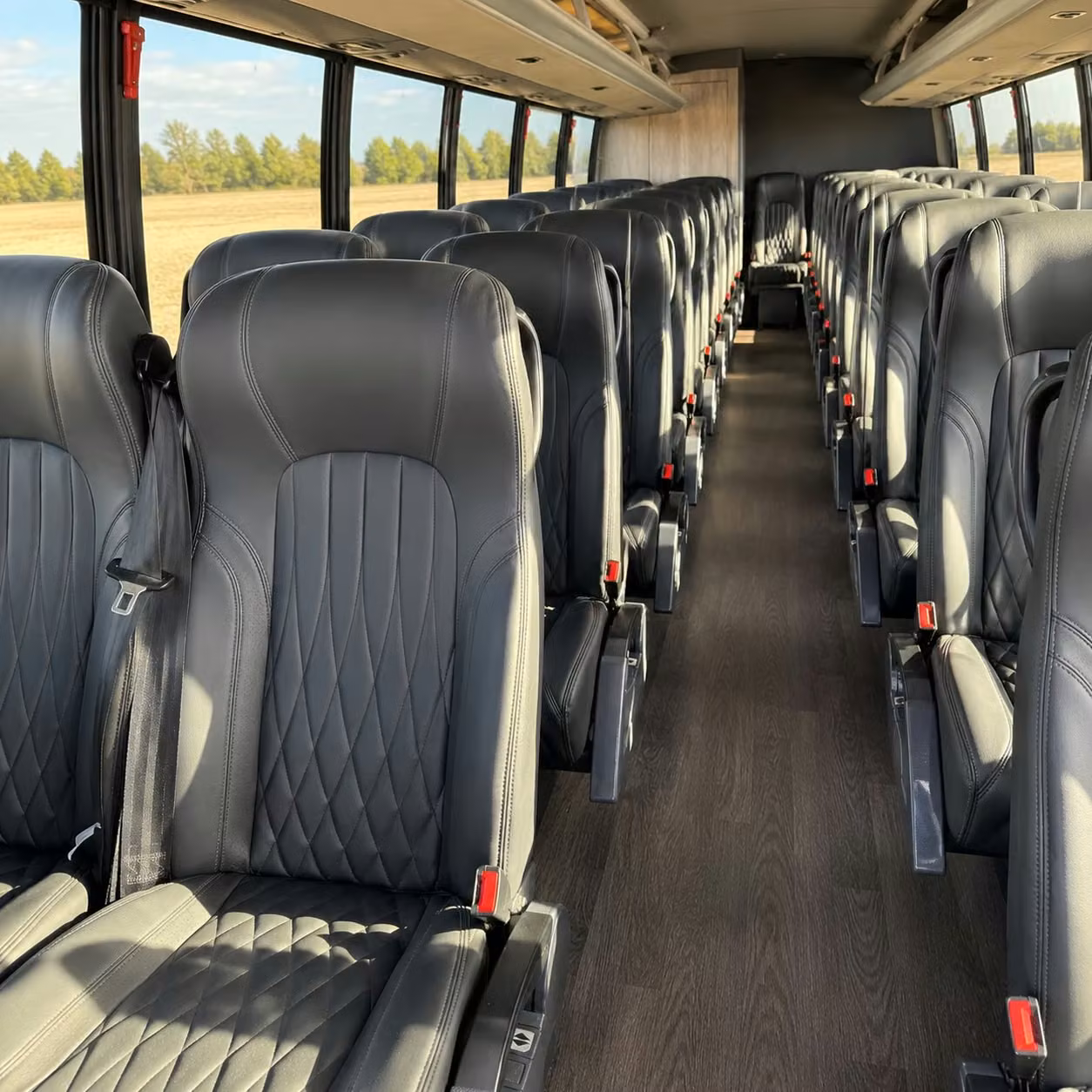 30 passenger minibus interior