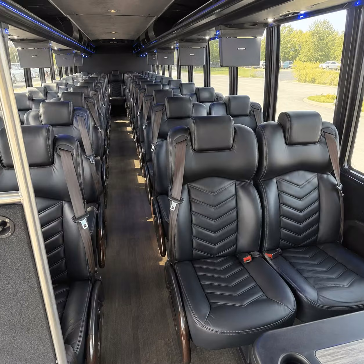 35 passenger minibus interior