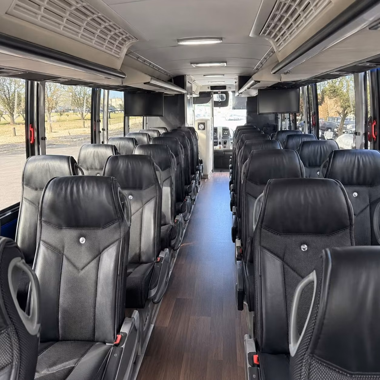 charter bus rentals for little rock air force base personnel movements